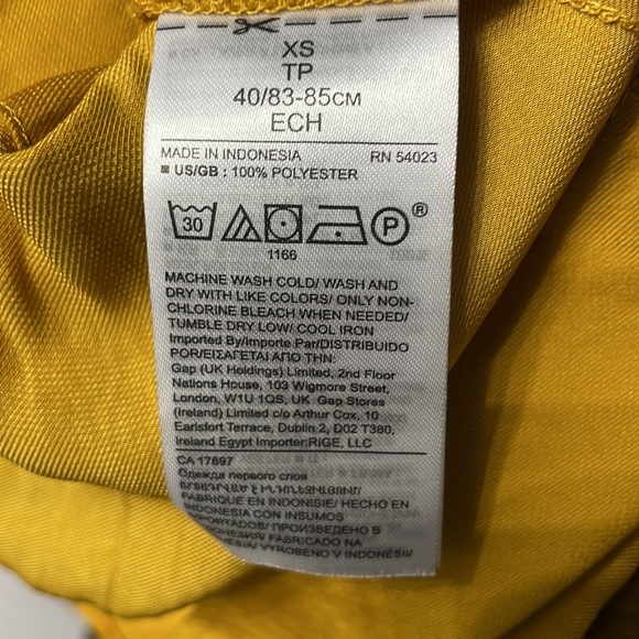 Banana Republic Mustard Wrap Blouse - Picture 6 of 6